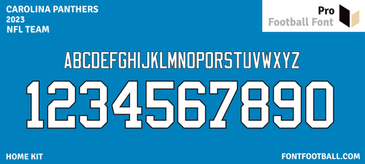 NFL Carolina Panthers 2023 Font