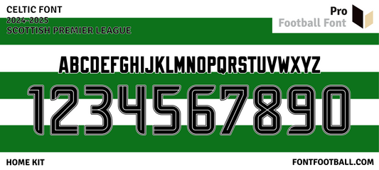 Celtic SPL 2024-2025 Font