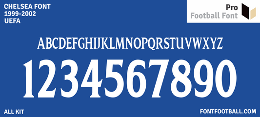 Chelsea 1999-2002 Font