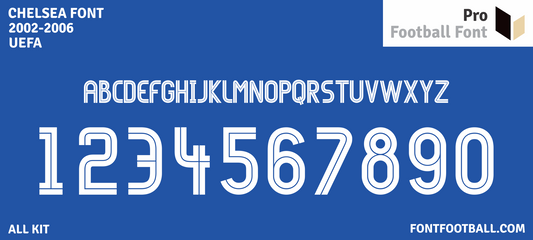 Chelsea 2002-2006 Font