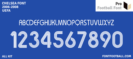 Chelsea 2006-2008 Font