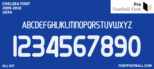 Chelsea 2009-2010 Font