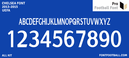 Chelsea 2013-2015 Font