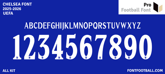 Chelsea 2025-2026 Font