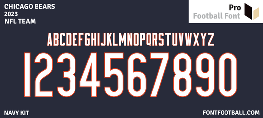 NFL Chicago Bears 2023 Font