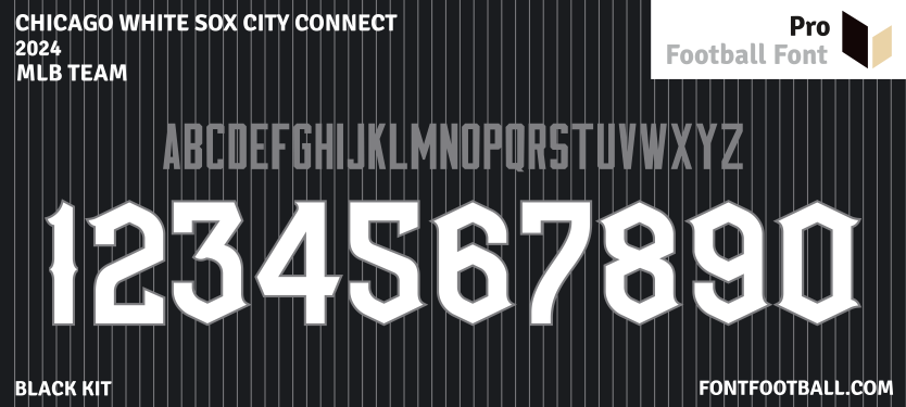 MLB Chicago White Sox City Connect 2024 Font