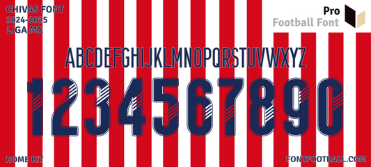 Chivas 2024-2025 Font