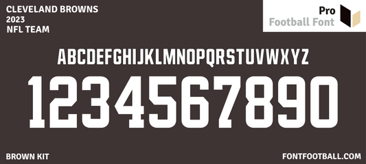 NFL Cleveland Browns 2023 Font