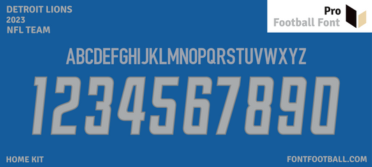 NFL Detroit Lions 2023 Font