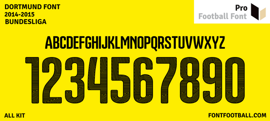 Dortmund 2014-2015 Font