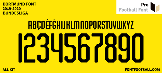 Dortmund 2019-2020 Font