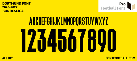 Dortmund 2020-2022 Font