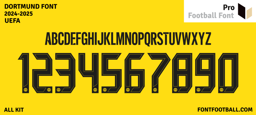 Dortmund 2024-2025 Font