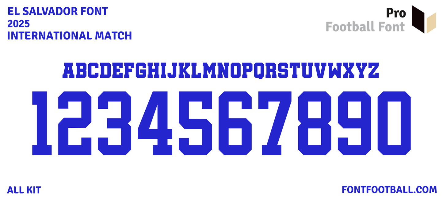 El Salvador 2025 Font