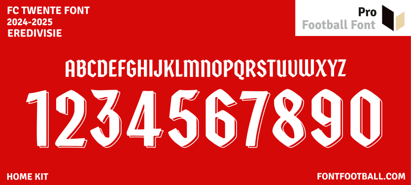 Fc Twente 2024-2025 Font – Pro Football Font