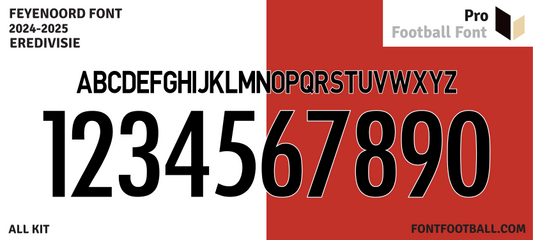 Feyenoord 2024-2025 Font