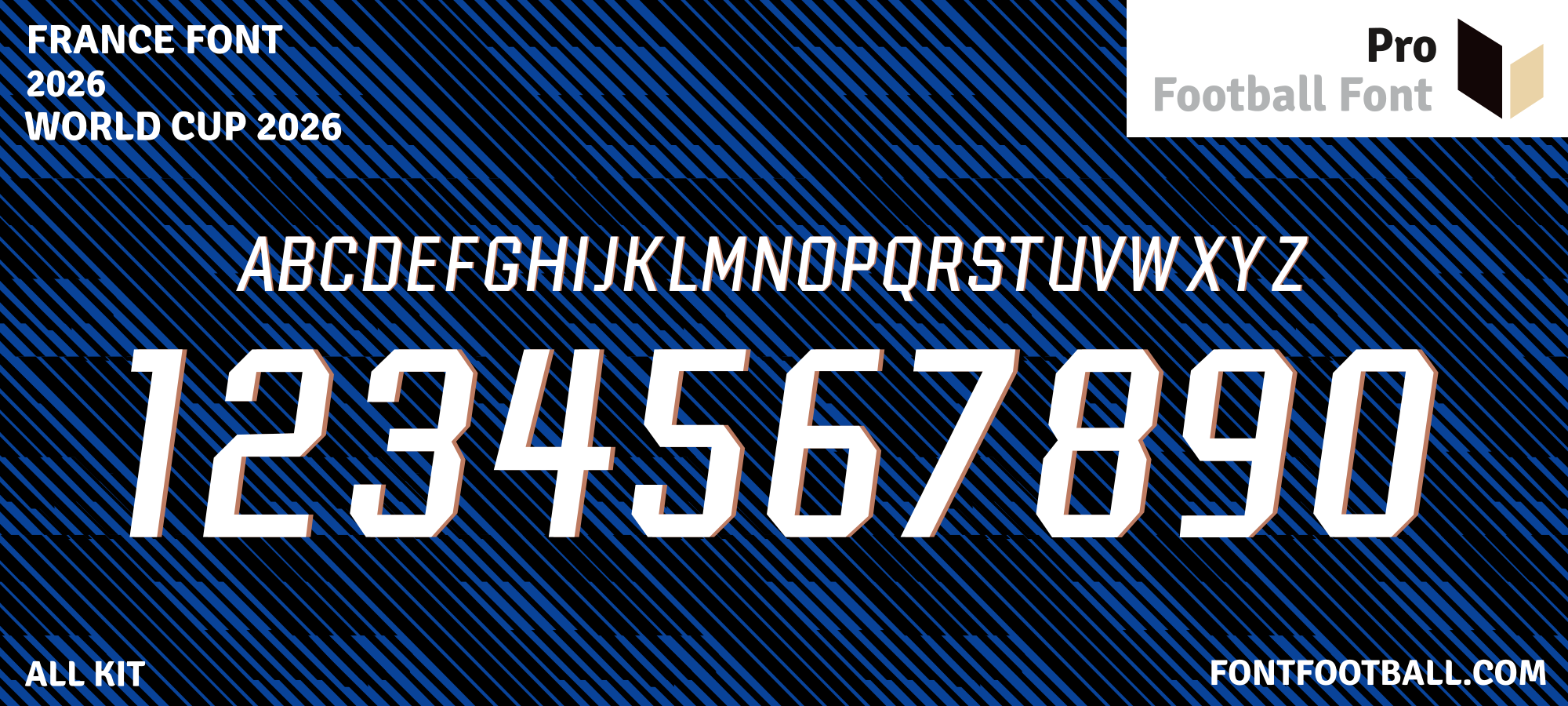 France World Cup 2026 Font – Pro Football Font