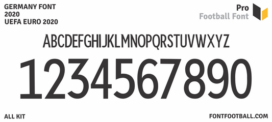 Germany Euro 2020 Font