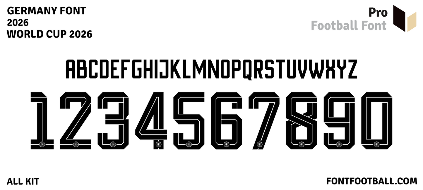 Germany World Cup 2026 Font