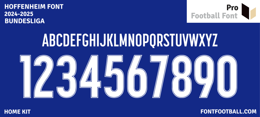 Hoffenheim 2024-2025 Font