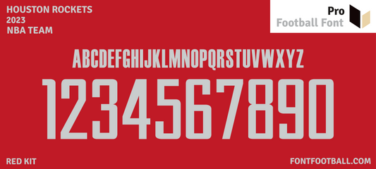 NBA Houston Rockets 2023 Font