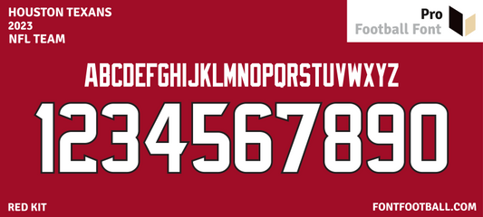 NFL Houston Texans 2023 Font