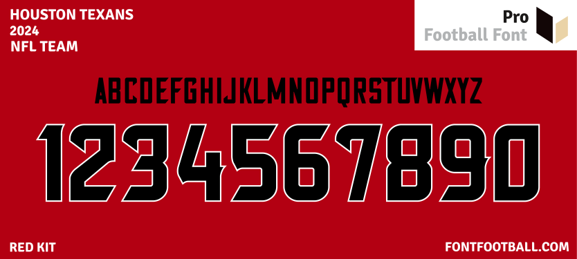 NFL Houston Texans 2024 Font