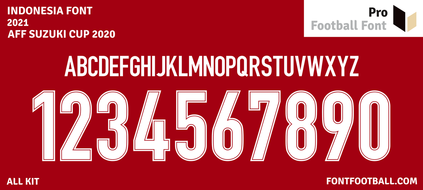 Indonesia AFF 2020 Font