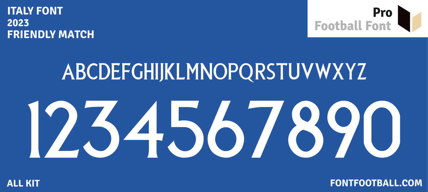 Italy 2023 Font