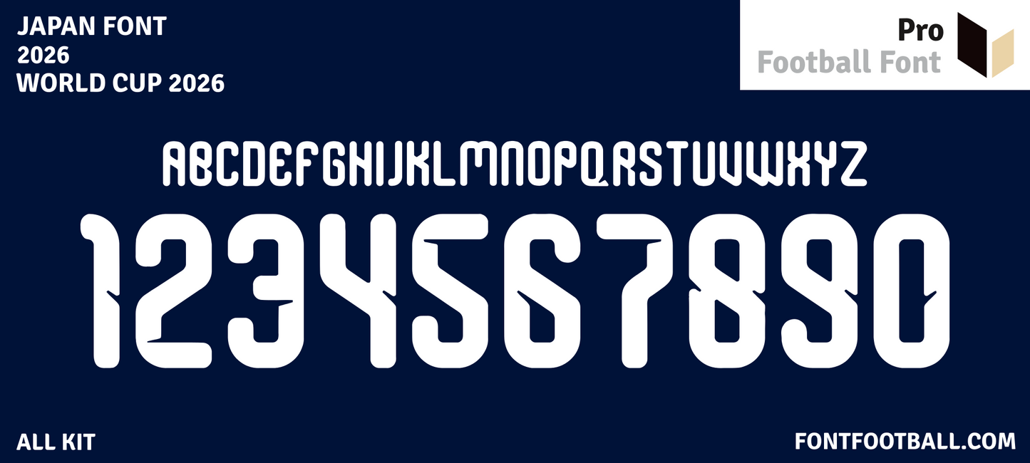 Japan World Cup 2026 Font