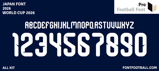 Japan World Cup 2026 Font
