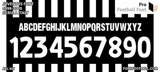 Juventus 1998-2000 Font