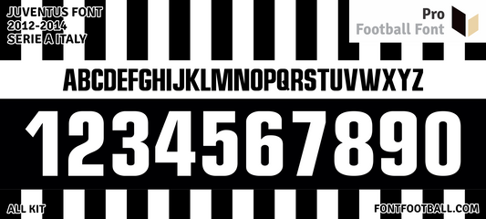 Juventus 2012-2014 Font