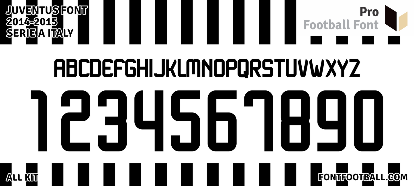 Juventus 2014-2015 Font