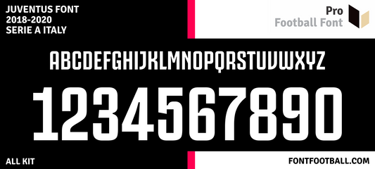 Juventus 2018-2020 Font