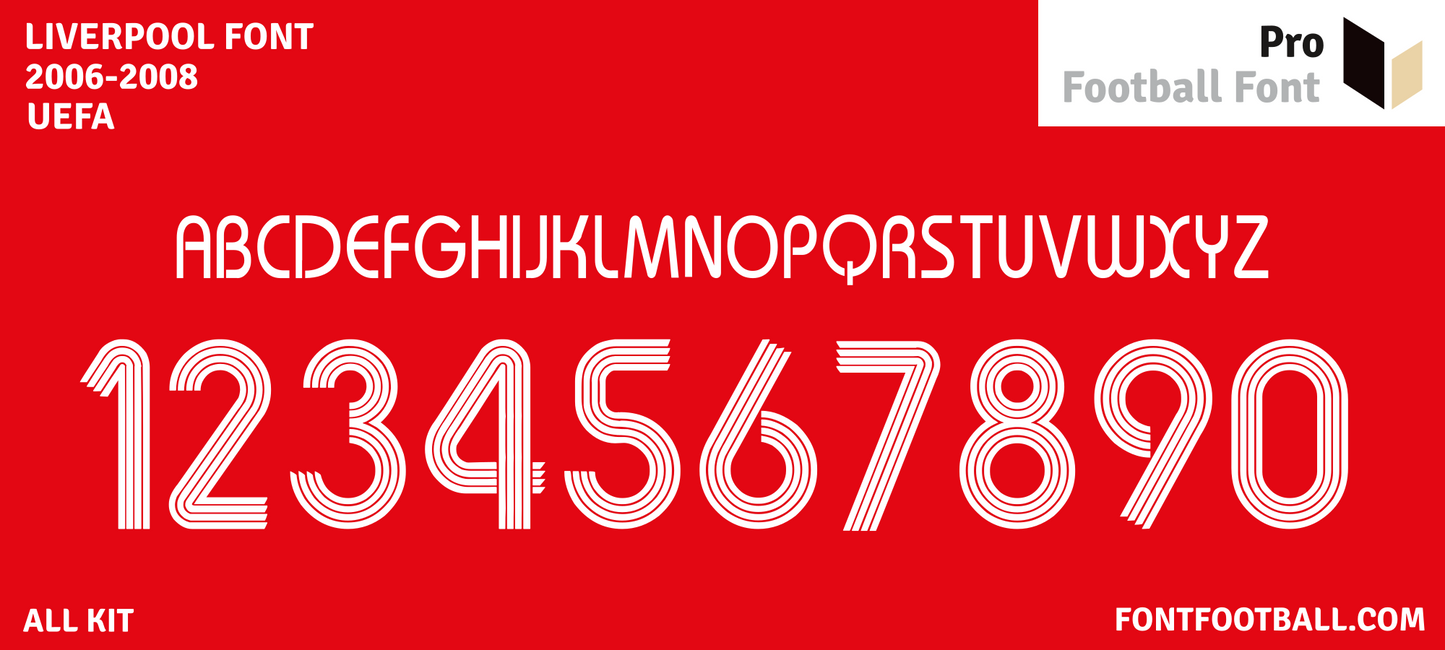 Liverpool 2006-2008 Font