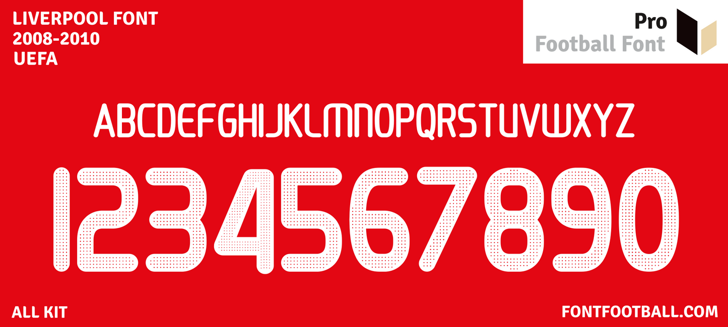 Liverpool 2008-2010 Font