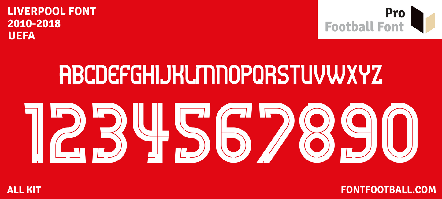 Liverpool 2010-2018 Font