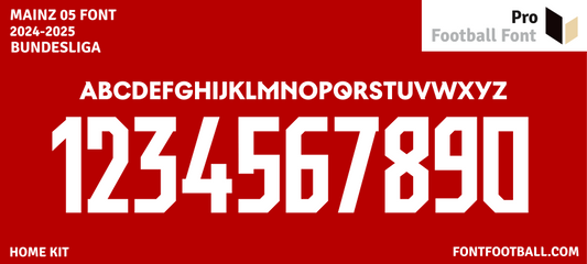 Mainz 05 2024-2025 Font