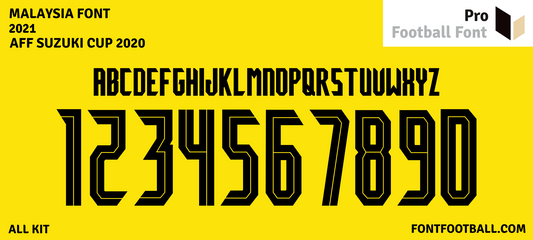 Malaysia AFF 2020 Font
