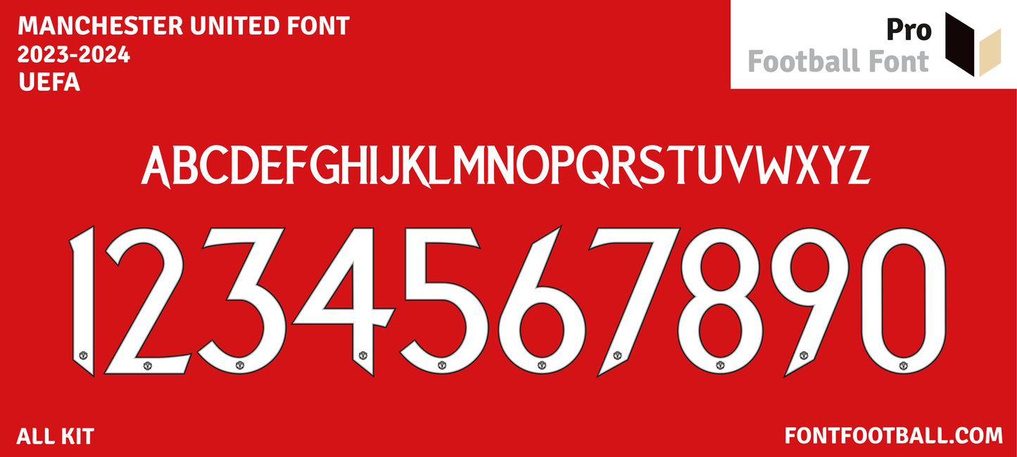 Manchester United 2023-2024 Font