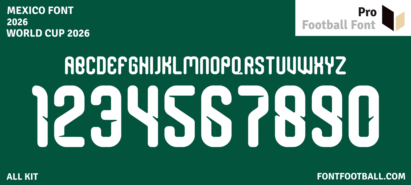 Mexico World Cup 2026 Font