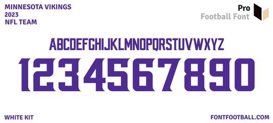 NFL Minnesota Vikings 2023 Font