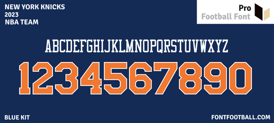 NBA New York Knicks 2023 Font