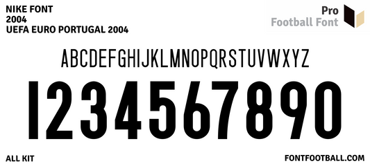 Nike Euro 2004 Font