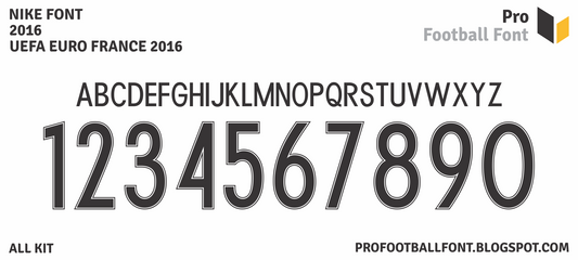 Nike Euro 2016 Font