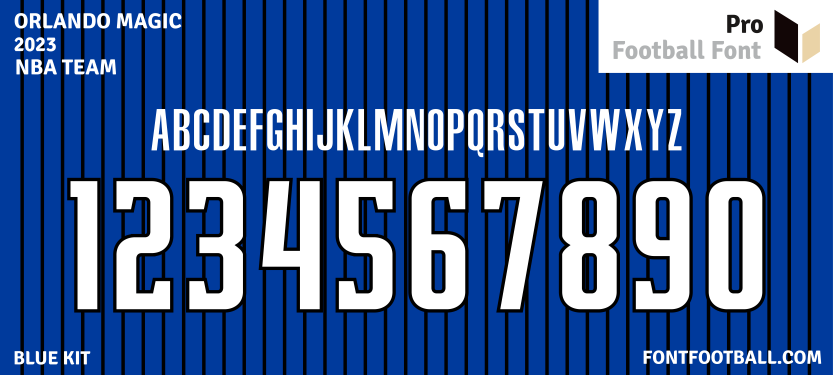 NBA Orlando Magic 2023 Font