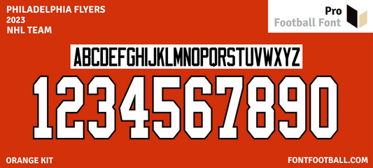 NHL Philadelphia Flyers 2023 Font