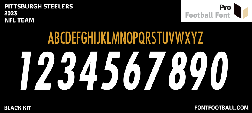 NFL Pittsburgh Steelers 2023 Font