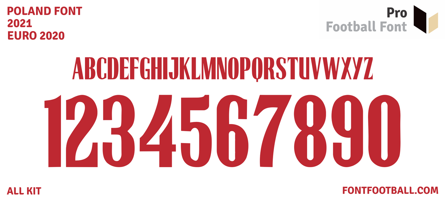 Poland Euro 2020 Font